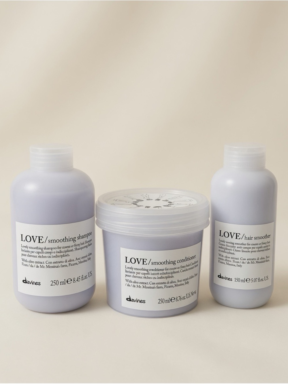 Brand New Davines Love Smoothing Set